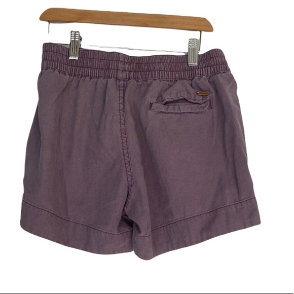 𝅺roots Hemp Collection Purple Shorts with Pockets, Womens XS, Good Condition - Picture 2 of 6